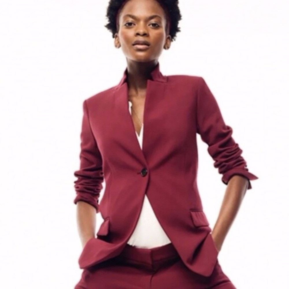 Hatch X J Crew Maternity Regent Blazer in Four Season Stretch - Picture 1 of 9